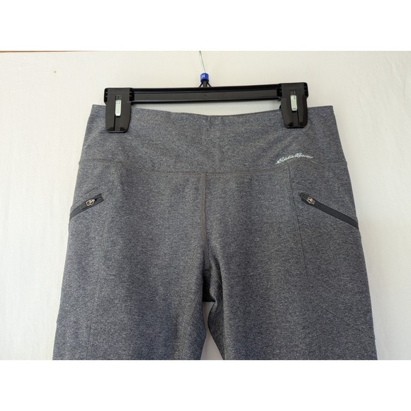 Eddie Bauer Women's Size S Leggings Skinny Pants Gray Polyester Pull On Solid - Picture 3 of 7